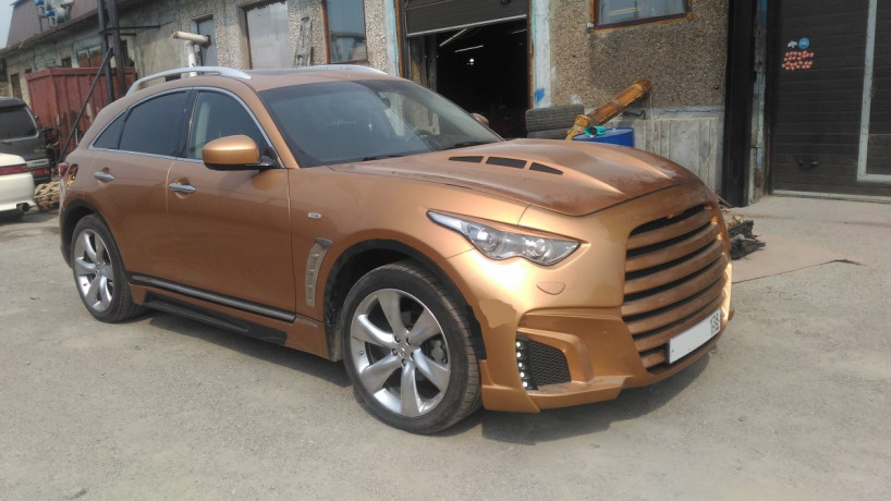Капот пластиковый "Jass-Rs" Infiniti FX купить недорого с доставкой в Санкт-Петербург