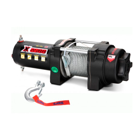 Лебедка для квадроцикла "Master Winch" Х2500, электрическая, 12В купить недорого с доставкой в Санкт-Петербург