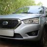 Защита радиатора "Standart" Datsun mi-Do (2015-н.в.) чёрная купить недорого с доставкой в Санкт-Петербург