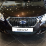 Защита радиатора "Standart" Datsun on-Do (2014-н.в.) чёрная купить недорого с доставкой в Санкт-Петербург