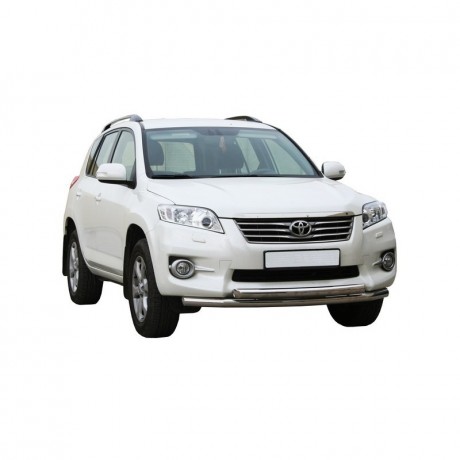 Защита переднего бампера «Труба двойная» (d63,5) для Toyota RAV4 (2010-2013)(Окрашенное) купить недорого с доставкой в Санкт-Петербург