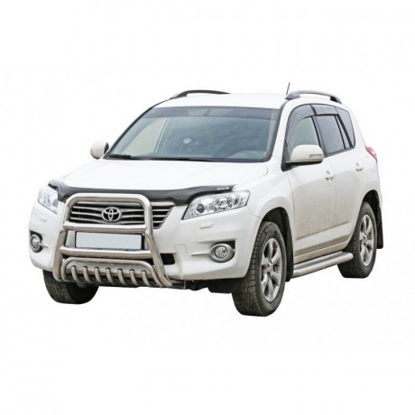 Кенгурин с дополнительной защитой двигателя (d63,5) для Toyota RAV4 (2010-2013)(Окрашенное) купить недорого с доставкой в Санкт-Петербург