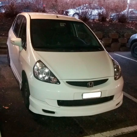 Накладки на пороги "Mugen" для Honda Fit GD купить недорого с доставкой в Санкт-Петербург