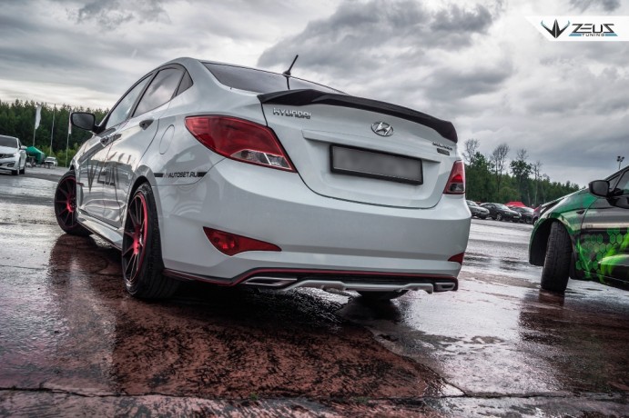 Аэродинамический обвес "ZEUS" Hyundai Solaris 2015-н.в. Рестайлинг купить недорого с доставкой в Санкт-Петербург