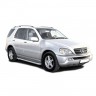 Защита порогов с алюминиевым листом (d63,5) для Mercedes-Benz ML 320/350 (2001-2005)(Окрашенное) купить недорого с доставкой в Санкт-Петербург