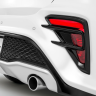 Бампер задний "Kudos" под раздвоенный глушитель для Kia Rio (2017-2020) купить недорого с доставкой в Санкт-Петербург