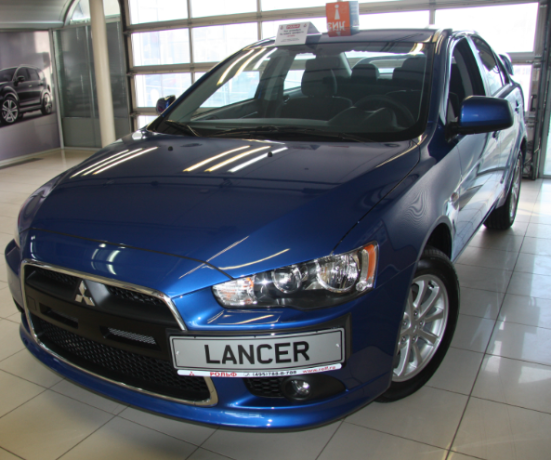 Рамка под номер на передний бампер для Mitsubishi Lancer X (2010-2016) купить недорого с доставкой в Санкт-Петербург