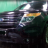 Защита радиатора "Standart" Ford Explorer (2010-2016) чёрная купить недорого с доставкой в Санкт-Петербург