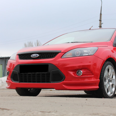 Накладка (юбка) переднего бампера "Lord" для Ford Focus 2 (3D-5D)(2008-2011) купить недорого с доставкой в Санкт-Петербург