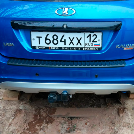 защитная накладка на задний бампер l@da K@LIN@, l@da gr@nt@ fl, универсал купить недорого с доставкой в Санкт-Петербург