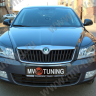 Накладки на фары (реснички) для Skoda Octavia II FL (2008-2013) купить недорого с доставкой в Санкт-Петербург