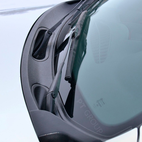 Накладка в проем стеклоочистителей (жабо) (ABS) RENAULT Duster (2012-2020 г.в.) купить недорого с доставкой в Санкт-Петербург