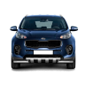 Защита переднего бампера двойная с зубьями d63/63мм KIA Sportage (2016-н.в.) купить недорого с доставкой в Санкт-Петербург