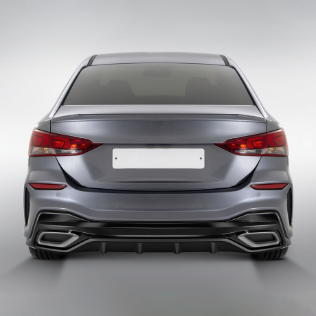Бампер задний "Quant" для Hyundai Solaris (2017-2020) купить недорого с доставкой в Санкт-Петербург