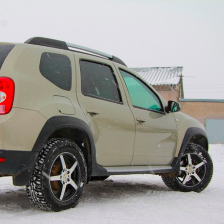 Накладки на колесные арки Renault Duster "АртФорм" (2011-2015 г.в.) купить недорого с доставкой в Санкт-Петербург