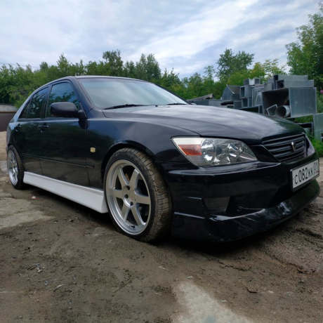 Накладки на пороги "BN-SPORTS v.2 style" для Lexus IS, Toyota Altezza купить недорого с доставкой в Санкт-Петербург