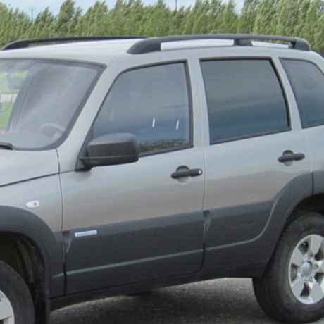 Рейлинги B@3 2123 "Chevrolet Niv@" (2002-2020), L@DA Niv@ Travel Чёрный купить недорого с доставкой в Санкт-Петербург