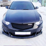 Накладка (юбка) переднего бампера "Mugen Style" для Honda Accord VIII (2008-2010) купить недорого с доставкой в Санкт-Петербург