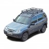 Багажник экспедиционный «Трофи» (на рейлинги) для B@3 2123 "Chevrolet Niv@" (С сеткой) купить недорого с доставкой в Санкт-Петербург