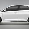 Накладки на пороги "Quant" для Hyundai Solaris (2017-2020) купить недорого с доставкой в Санкт-Петербург