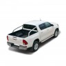 Защита порогов с алюминиевым листом (d63,5) для Toyota Hilux pickup (2017-н.в.)(Окрашенное) купить недорого с доставкой в Санкт-Петербург