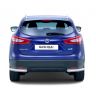 Защита заднего бампера угловая d63мм (НПС) Nissan Qashqai (2014-2016 г.в.) купить недорого с доставкой в Санкт-Петербург