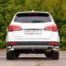 Защита заднего бампера двойная угловая d63/51мм (НПС) HAVAL H6 (2014-н.в.) купить недорого с доставкой в Санкт-Петербург