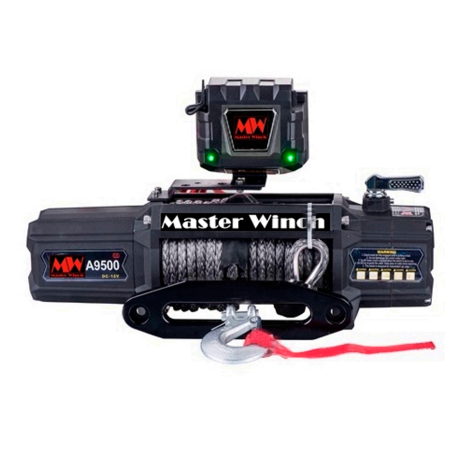 Автомобильная лебедка "Master Winch" А9500S, электрическая с синтетическим тросом, 12В купить недорого с доставкой в Санкт-Петербург