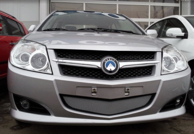 Защита радиатора "Standart" Geely MK хром купить недорого с доставкой в Санкт-Петербург