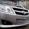 Защита радиатора "Standart" Geely MK хром купить недорого с доставкой в Санкт-Петербург