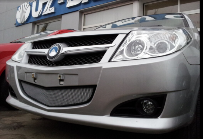 Защита радиатора "Standart" Geely MK хром купить недорого с доставкой в Санкт-Петербург