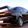 Накладки на пороги "2.0" для Mitsubishi Lancer X (2007-2016) купить недорого с доставкой в Санкт-Петербург