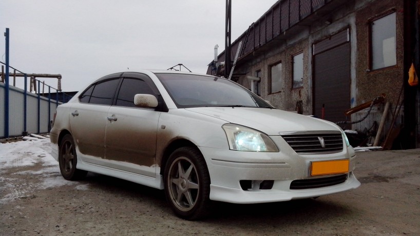 Накладка на передний бампер (сток) Toyota Premio (240) Дорестайлинг купить недорого с доставкой в Санкт-Петербург