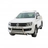 Кенгурин с дополнительной защитой двигателя (d63.5) для Volkswagen Amarok (2010-2016)(Окрашенное) купить недорого с доставкой в Санкт-Петербург