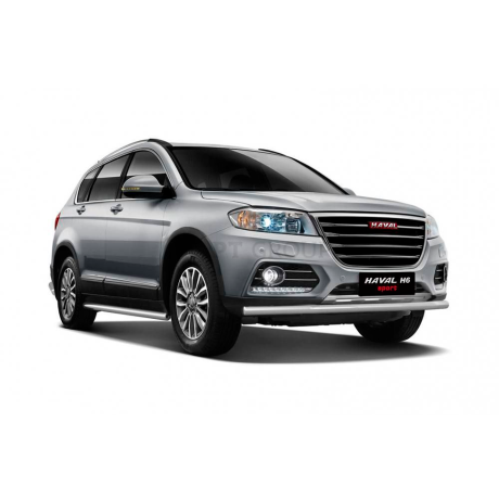 Защита порогов прямая d63мм (НПС) HAVAL H6 (2014-н.в.) купить недорого с доставкой в Санкт-Петербург