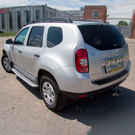 Накладка на задний бампер (ABS) RENAULT Duster (2012-2020) купить недорого с доставкой в Санкт-Петербург