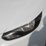 Накладки на фары (реснички) широкие var №1 для Ford Focus 3 (2012-2014) купить недорого с доставкой в Санкт-Петербург