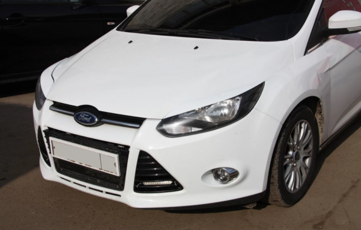 Накладки на фары (реснички) широкие var №1 для Ford Focus 3 (2012-2014) купить недорого с доставкой в Санкт-Петербург