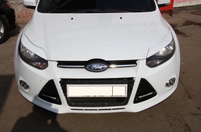 Накладки на фары (реснички) широкие var №1 для Ford Focus 3 (2012-2014) купить недорого с доставкой в Санкт-Петербург