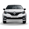 Защита переднего бампера двойная d63/63мм (НПС) RENAULT Kaptur (2016-н.в.) купить недорого с доставкой в Санкт-Петербург