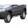 Защита порогов «Труба с проступью» металлическая заглушка B@3 2123 "Chevrolet Niv@" RS купить недорого с доставкой в Санкт-Петербург