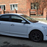 Накладки на пороги прямые "Noname" Ford Focus 2 (дорестайлинг и рестайлинг) купить недорого с доставкой в Санкт-Петербург