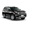Защита переднего бампера двойная d63/63мм (НПС) Toyota Land Cruiser Prado 150 (2013-2016 г.в.) купить недорого с доставкой в Санкт-Петербург