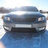 Вставки переднего бампера в стиле "RS" для Skoda Octavia III A7 (2013-2016) купить недорого с доставкой в Санкт-Петербург