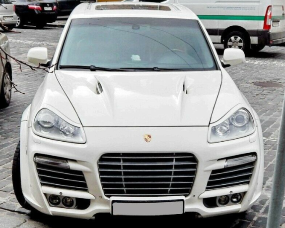 Накладки на фары (реснички) для Porsche Cayenne 957 (2002-2009) купить недорого с доставкой в Санкт-Петербург