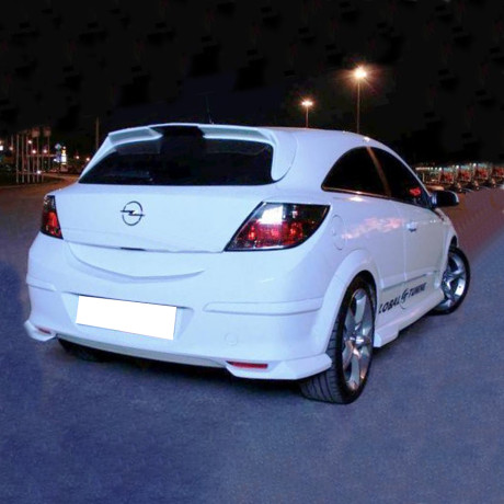 Клыки заднего бампера "GT" для Opel Astra H (3D, 5D) купить недорого с доставкой в Санкт-Петербург