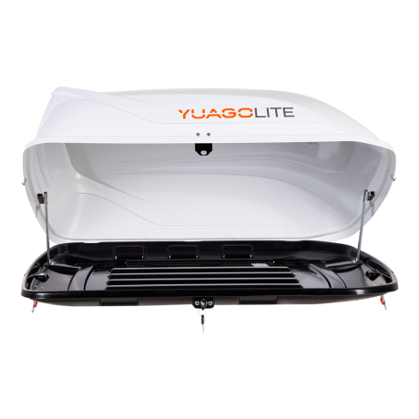 Автобокс YUAGO Lite (тиснение), белый, 250л купить недорого с доставкой в Санкт-Петербург