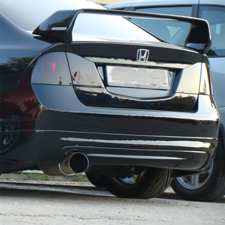 Накладка (юбка) заднего бампера "Mugen Style" для Honda Civic 4d (2006-2012) купить недорого с доставкой в Санкт-Петербург