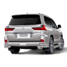 Защита заднего бампера двойная угловая d63/51мм (НПС) LEXUS 450D (2015-н.в.) купить недорого с доставкой в Санкт-Петербург
