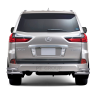Защита заднего бампера двойная угловая d63/51мм (НПС) LEXUS 450D (2015-н.в.) купить недорого с доставкой в Санкт-Петербург